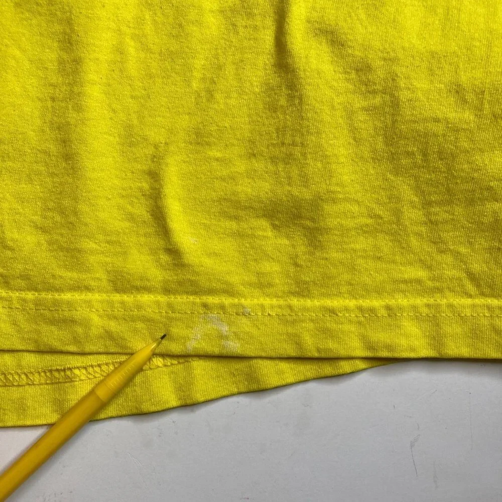 Adidas Michigan‎ Football Yellow Graphic Shirt 2010 2 Sided Sz 2XL Retro READ